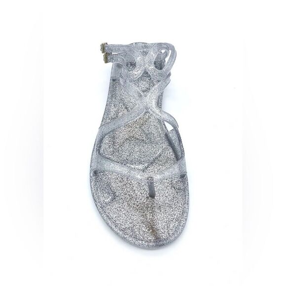 Jimmy Choo • Lance silver jelly sandals - Picture 4 of 10